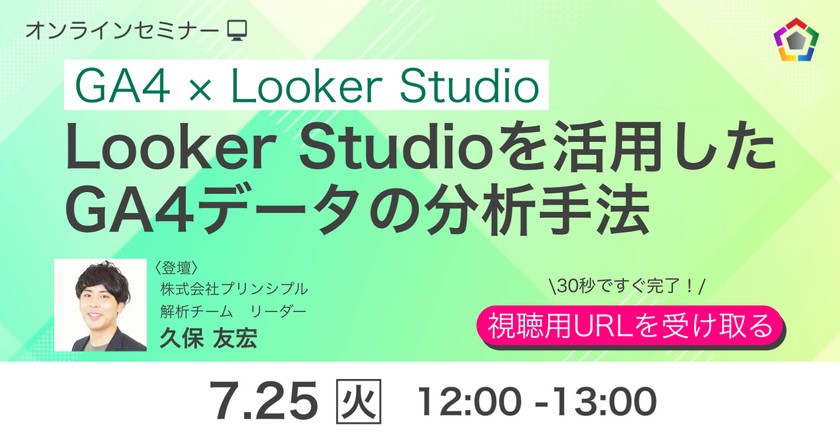 【GA4×Looker Studio】 Looker Studioを活用したGA4データの分析手法！