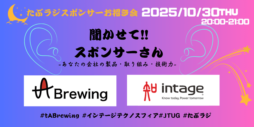 聞かせて!!スポンサーさん -あなたの会社の製品・取り組み・技術力-【Tableauラジオ＃99】