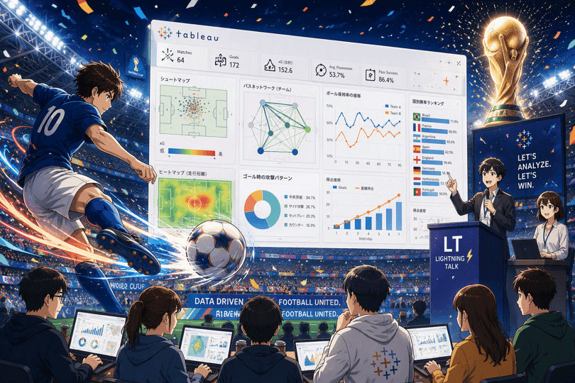 〈10/15 オンライン開催〉データでW杯を振り返るLT祭【Japan Football Tableau User Group】