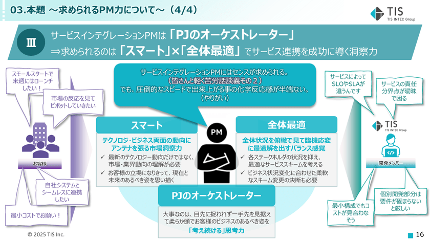 システムインテグレーションとサービスインテグレーションで求められるPM力の違いについて スライド8