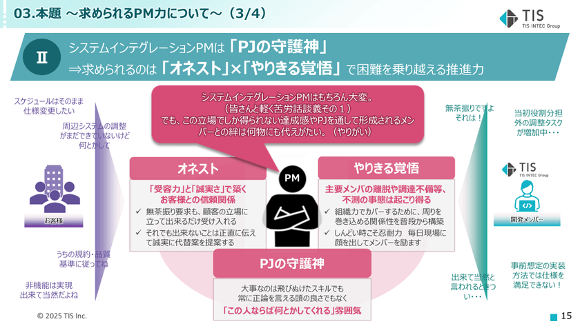 システムインテグレーションとサービスインテグレーションで求められるPM力の違いについて スライド7