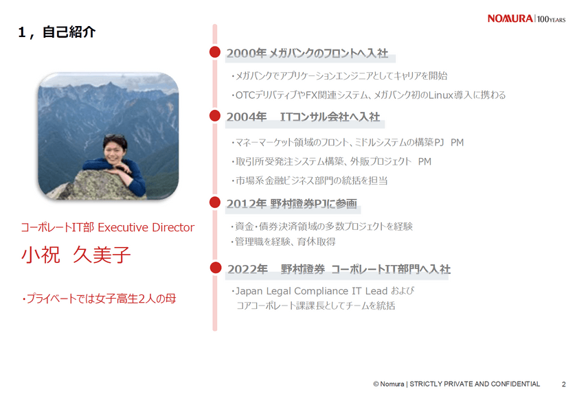 無理せず続ける、女性リーダーと多様なチームの話 スライド1