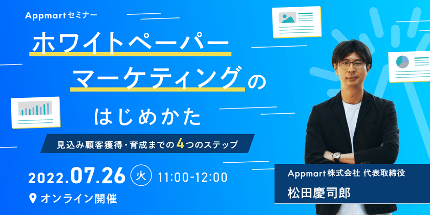 〜ホワイトペーパーマーケティングのはじめかた ～見込み顧客獲得・育成までの4つのステップ～