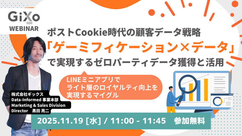 ポストCookie時代の顧客データ戦略「ゲーミフィケーション×データ」で実現するゼロパーティデータ獲得と活用