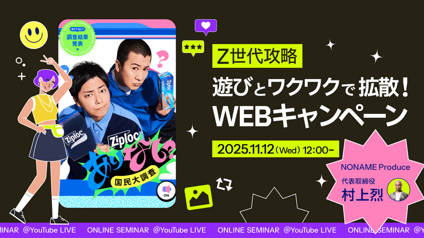 【Z世代攻略】遊びとワクワクで拡散されるWebキャンペーン