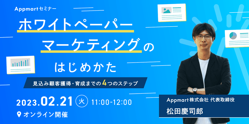 ホワイトペーパーマーケティングのはじめかた ～見込み顧客獲得・育成までの4つのステップ～