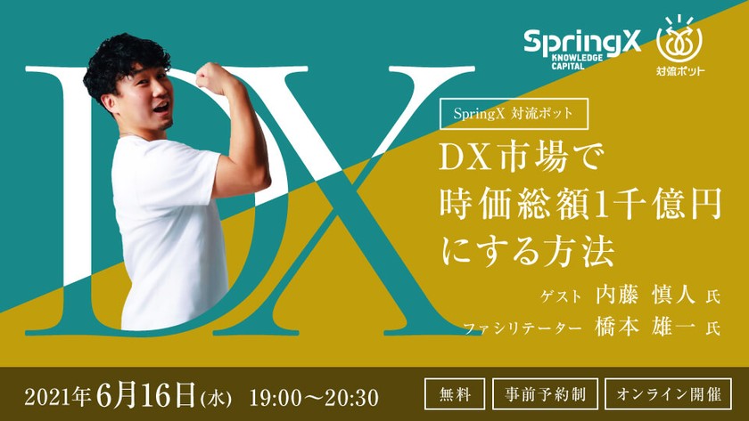 SpringX 対流ポット DX市場で時価総額1千億円にする方法