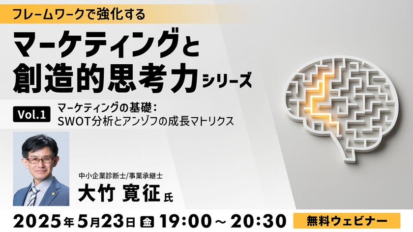 フレームワークで強化する マーケティングと創造的思考力シリーズ Vol.1 マーケティングの基礎：SWOT分析とアンゾフの成長マトリクス