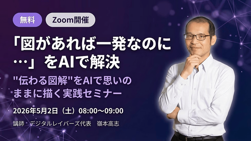 「図があれば一発なのに…」をAIで解決 — "伝わる図解"をAIで思いのままに描く実践セミナー