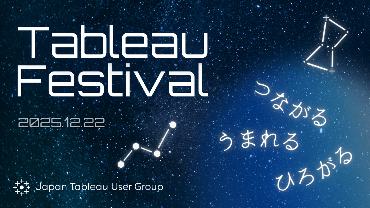 Japan Tableau User Group 2025 総会 Tableau Festival - つながる、うまれる、ひろがる -