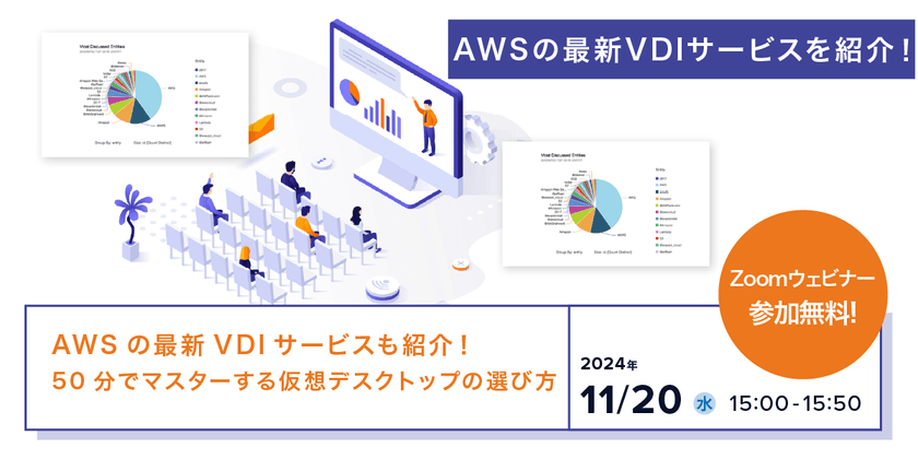 11/20（水）AWSの仮想デスクトップサービス導入支援セミナー開催のお知らせ