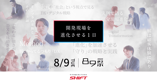 SHIFT 89祭2022『開発現場を進化させる1日』