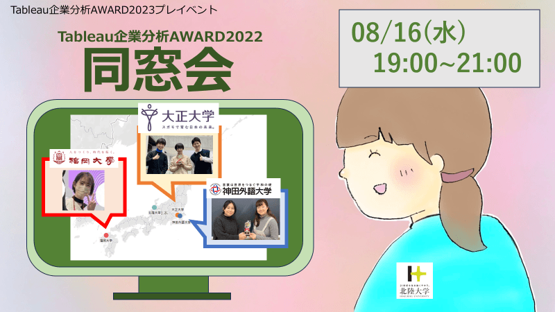 Tableau企業分析AWARD2022同窓会