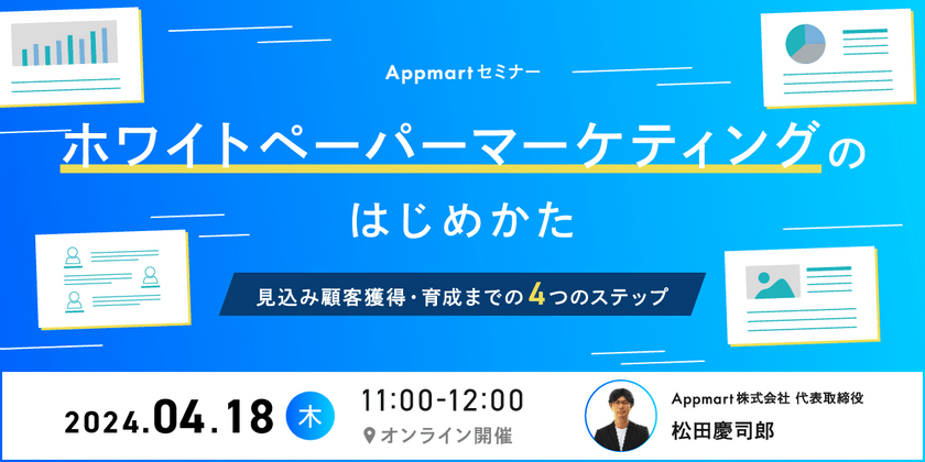 ホワイトペーパーマーケティングのはじめかた～見込み顧客獲得・育成までの4つのステップ～