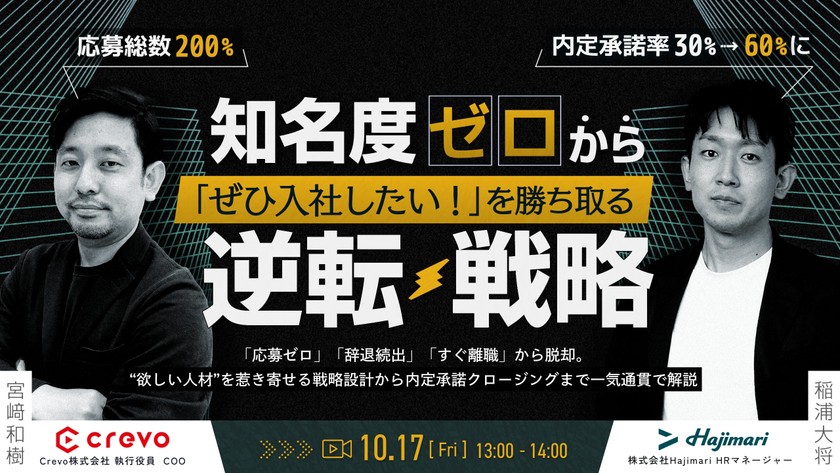 知名度ゼロから「ぜひ入社したい！」を勝ち取る逆転戦略