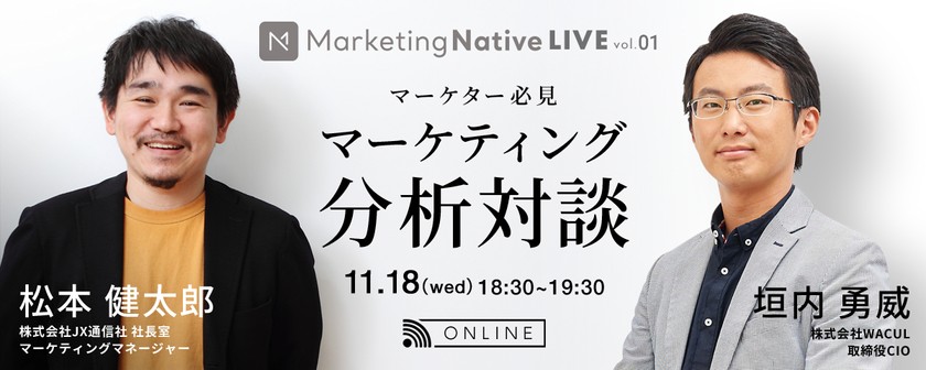 Marketing Native LIVE vol.1「マーケティング分析対談」