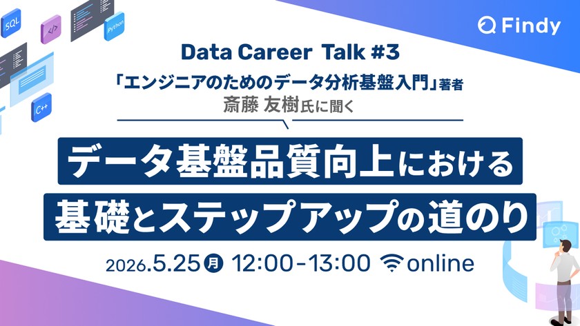 『エンジニアのための データ分析基盤入門』著者   斎藤 友樹氏に聞く 〜データ基盤品質向上における基礎とステップアップの道のり～
