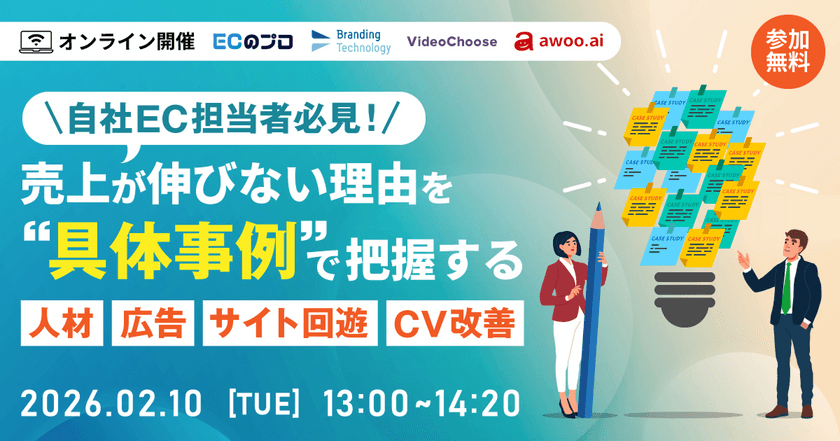 【自社EC担当者必見!】売上が伸びない理由を“具体事例”で把握する|人材・広告・サイト回遊・CV改善