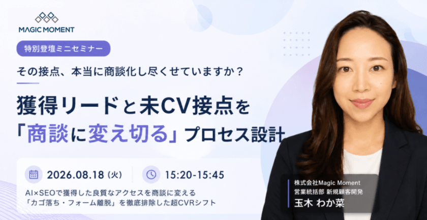 獲得リードとWEBサイト来訪を「商談に変え切る」プロセス設計