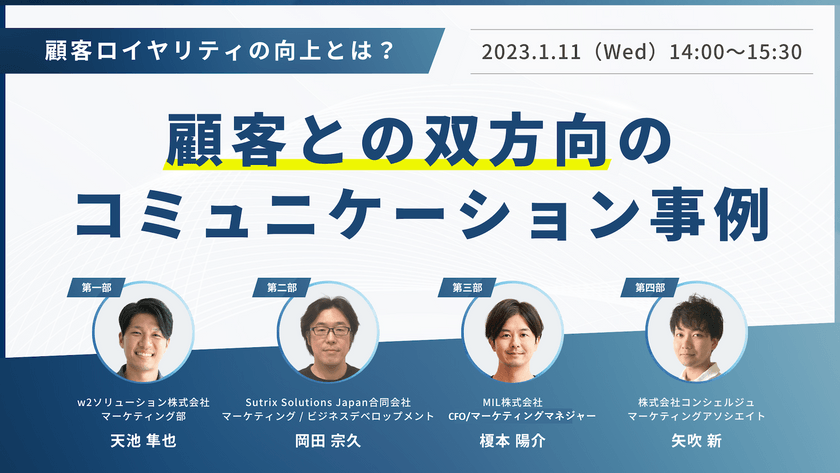 ＜顧客体験の在り方＞お客様との双方向コミュニケーション事例