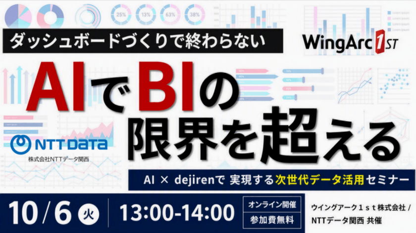 〜BIの限界を超える!AI×dejirenで実現する次世代データ活用セミナー