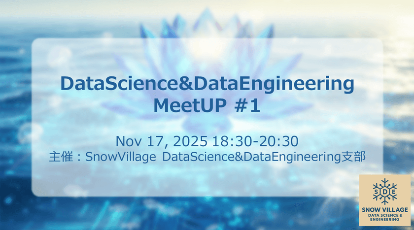 DataScience&DataEngineering MeetUp #1