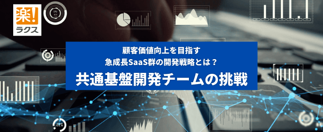 【ラクス】顧客価値向上を目指す急成長SaaS群の開発戦略とは？共通基盤開発チームの挑戦