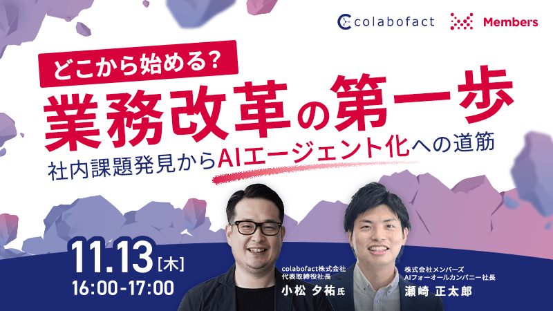 どこから始める？業務改革の第一歩――社内課題発見からAIエージェント化への道筋