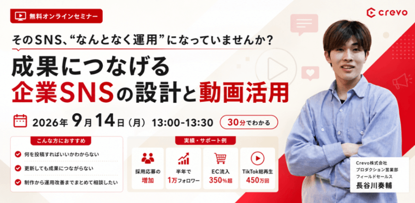 そのSNS、“なんとなく運用”になっていませんか？ 成果につなげる企業SNSの設計と動画活用