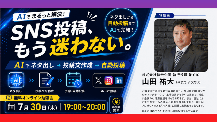 【ネタ出し→動画作成→投稿まで】AIでSNS運用をラクに｜SNS発信を自動化する