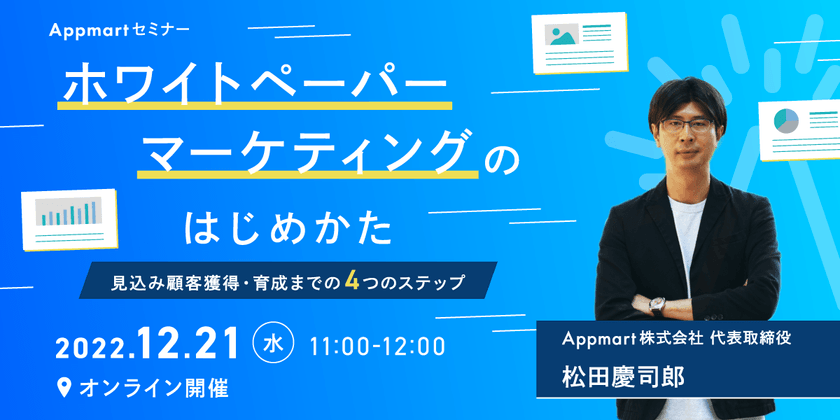 〜ホワイトペーパーマーケティングのはじめかた ～見込み顧客獲得・育成までの4つのステップ～