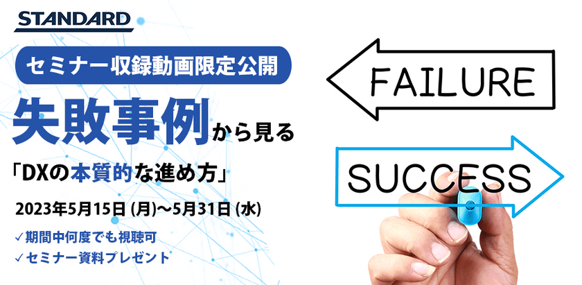 限定公開動画：“失敗事例”から見る「DXの本質的な進め方」
