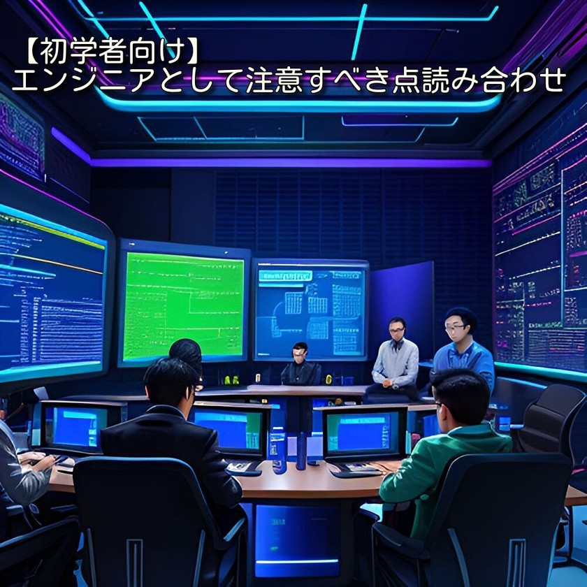 初学者向けエンジニアの心構え読み合わせ