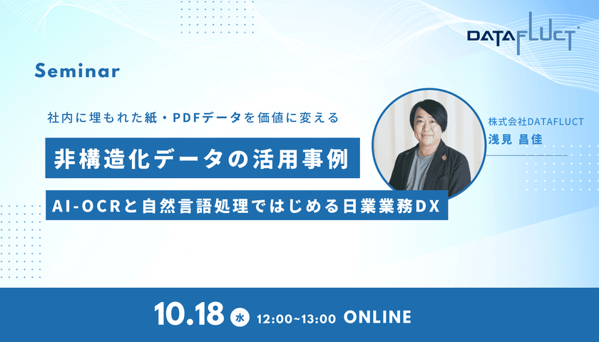 非構造化データの活用事例 AI-OCRと自然言語処理ではじめる日常業務DX