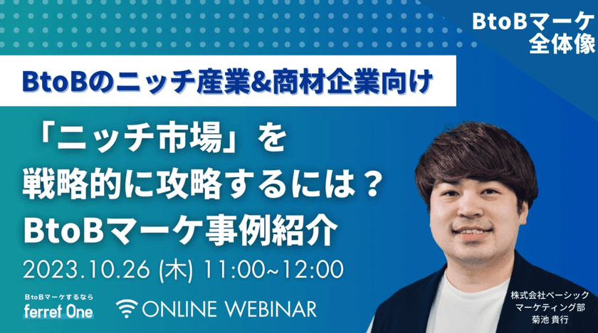「ニッチ市場」を戦略的に攻略するには？BtoBマーケ事例紹介｜BtoBマーケするならferret One