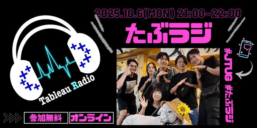 たぶラジ 〜Tableauクイズ&重大発表! 60分拡大版〜【Tableauラジオ#97】