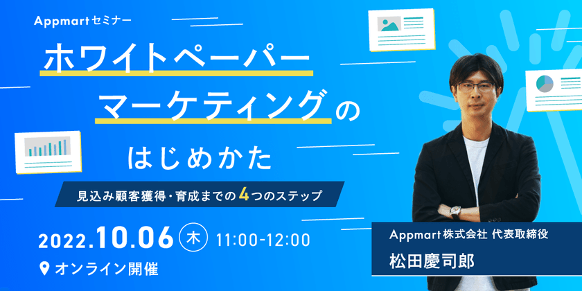 〜ホワイトペーパーマーケティングのはじめかた ～見込み顧客獲得・育成までの4つのステップ～