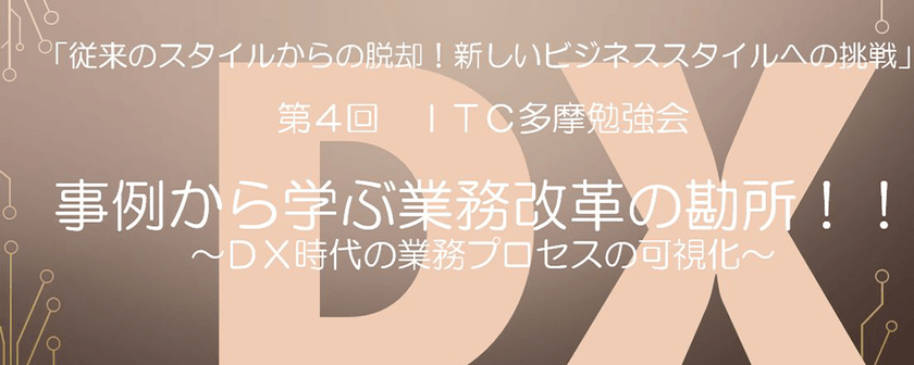事例から学ぶ業務改革の勘所！！ ～ＤＸ時代の業務プロセスの可視化～