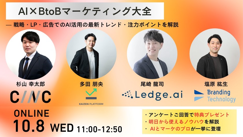 AI×BtoBマーケティング大全—戦略・LP・広告でのAI活用の最新トレンド・注力ポイントを解説