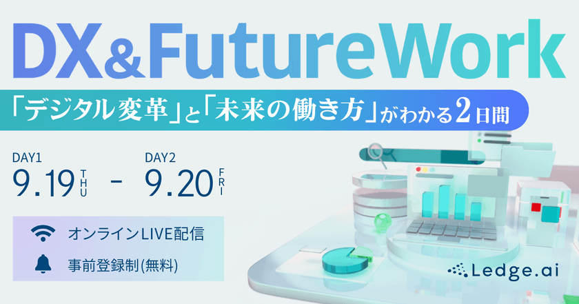 これからのDXには生成AIもロボットもSFも重要！未来の職場のニューノーマルを知るＬＩＶＥ配信イベント 【DX & Future Work 2024】9/19-20 開催