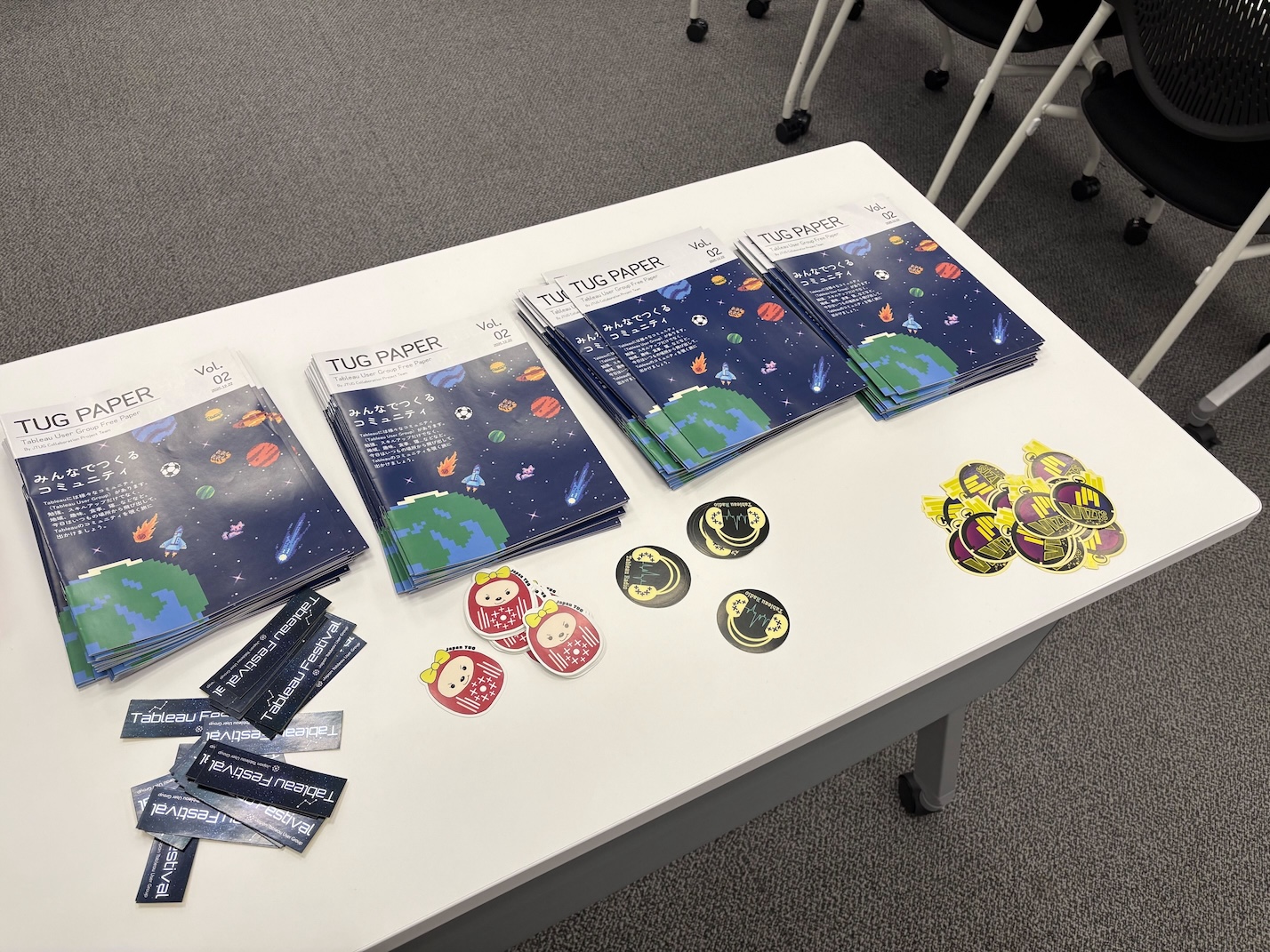 会場ではJTUGグッズの配布も！