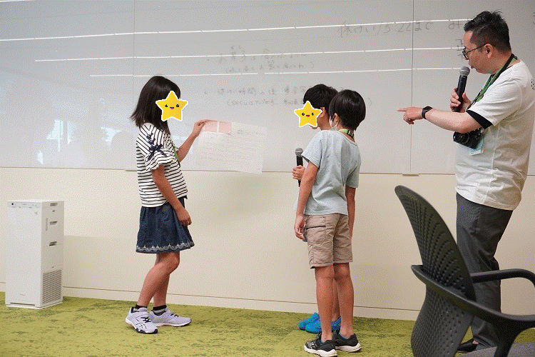 高学年チームの発表！