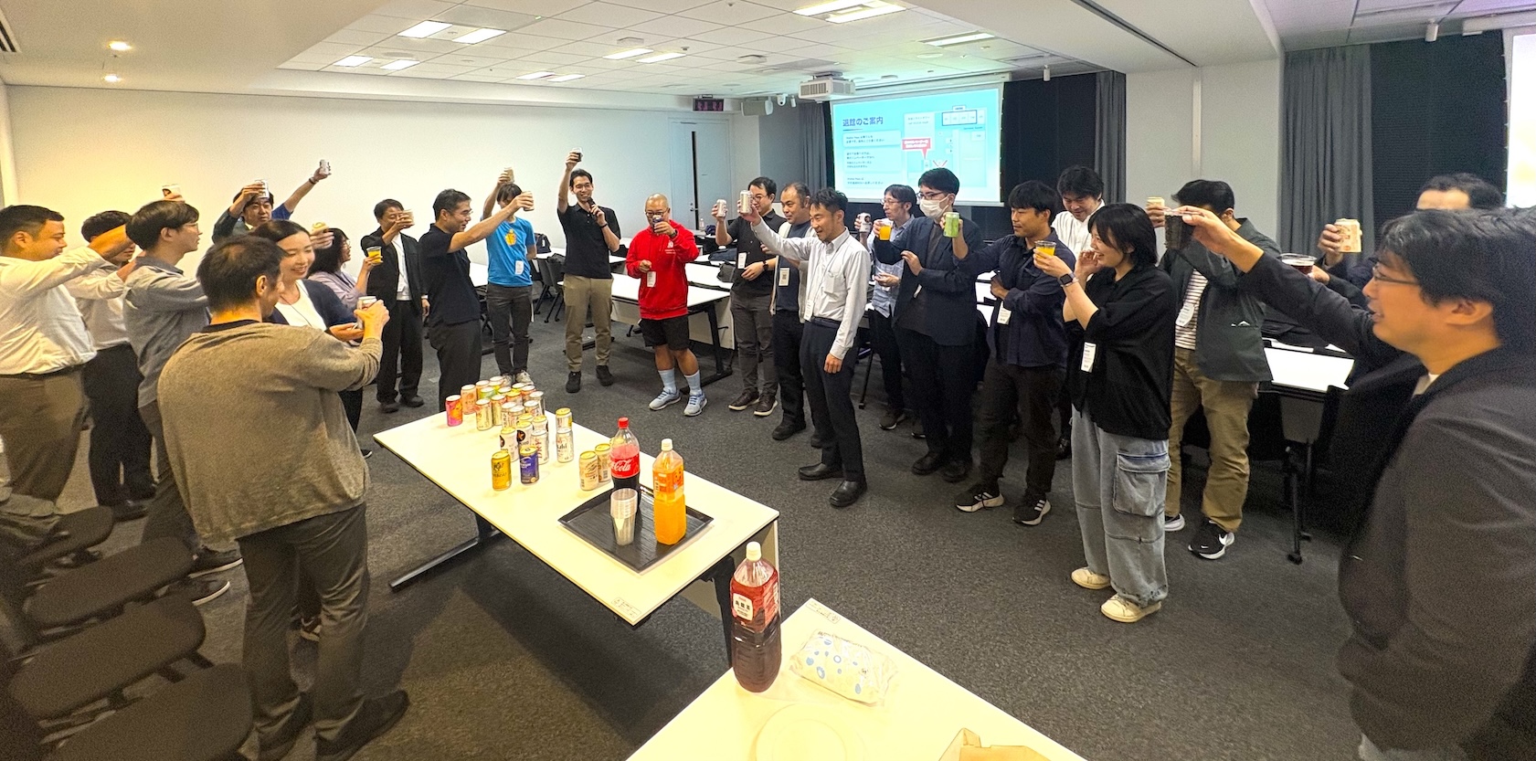 懇親会 乾杯！